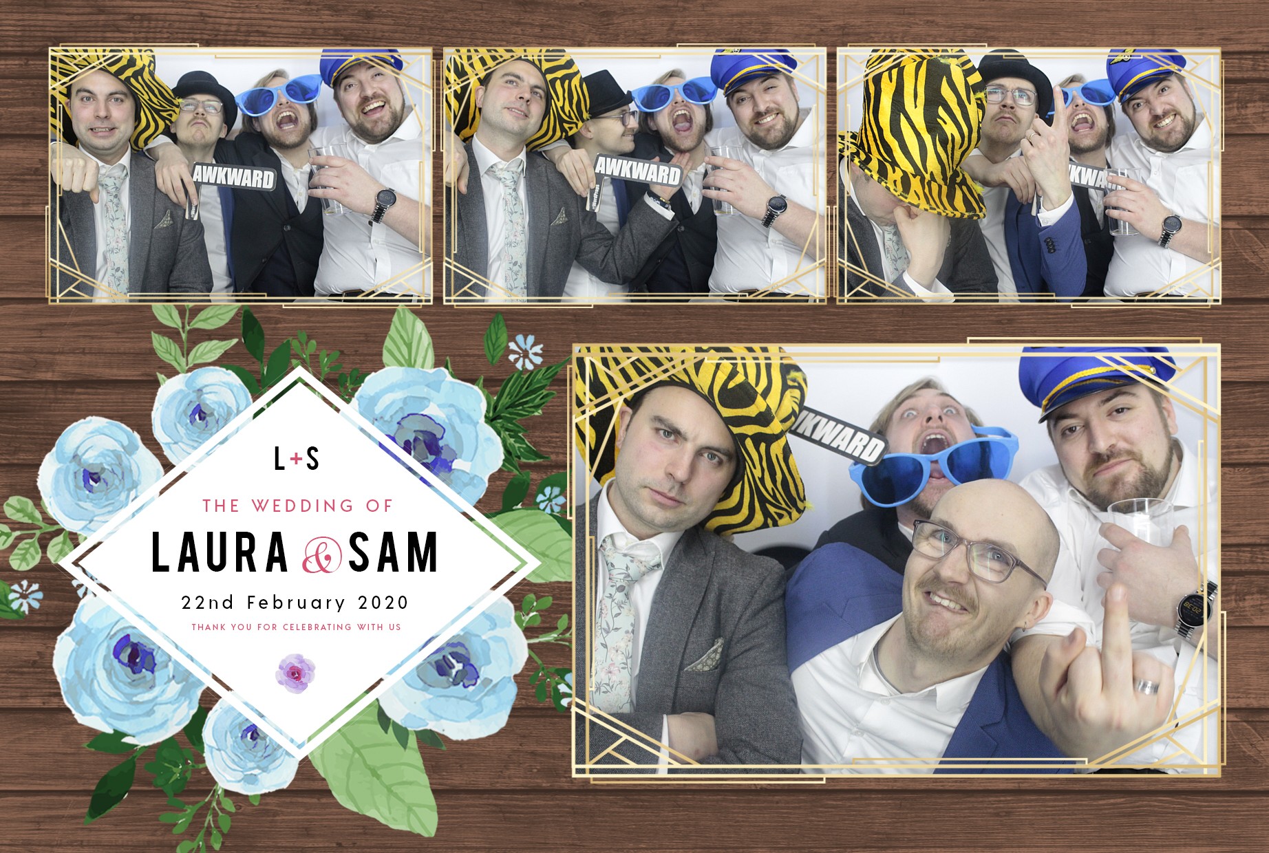 Laura and Sam's Wedding | View more photos from the event at gallery.myphotoboothexperience.co.uk/u/MyPhotoBoothExperienceLtd/Laura-and-Sams-Wedding